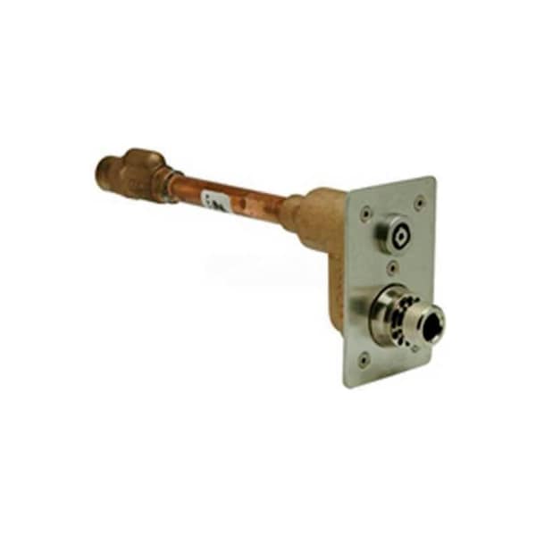 Zurn Z1321XL-3/4X16-PB Automatic Draining Wall Hydrant, Exposed Ecolotrol, Anti-Siphon, 3/4" x 16"